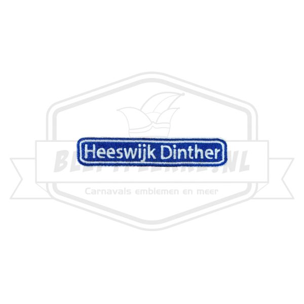 Embleem Straatbord Heeswijk Dinther Carnavals patch