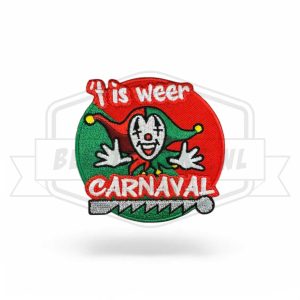 Embleem Wringersgat 't is weer carnaval patch