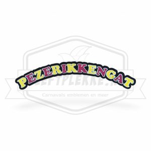 Rug Embleem Pezerikkengat Carnavals Patch