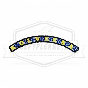 Rug embleem Knollevretersgat Boog Carnavals Patch