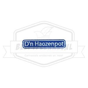 Embleem D'n Haozenpot Udenhout Carnavals Patch
