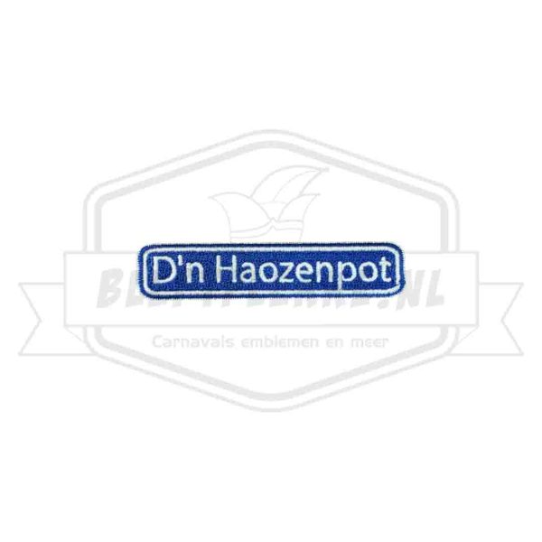 Embleem D'n Haozenpot Udenhout Carnavals Patch