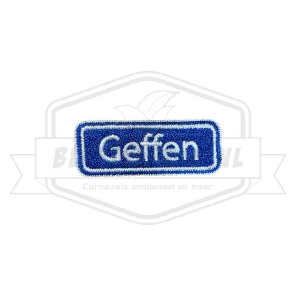 Embleem Geffen Rottenrijk Carnavals Patch