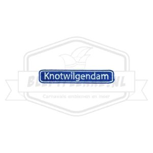 Embleem Knotwilgendam Vlijmen Carnavals Patch