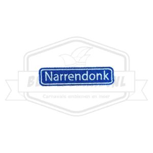 Embleem Narrendonk Reusel Carnavals Patch