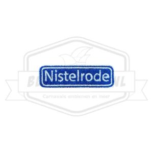 Embleem Nistelrode Weverswijk Carnavals Patch