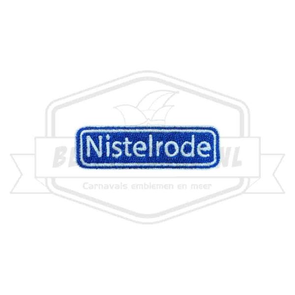 Embleem Nistelrode Weverswijk Carnavals Patch