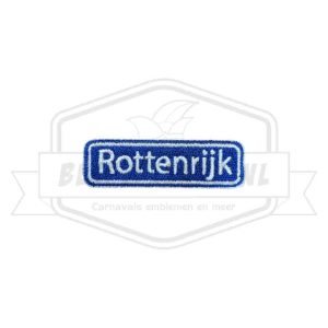 Embleem Rottenrijk Geffen Carnavals Patch
