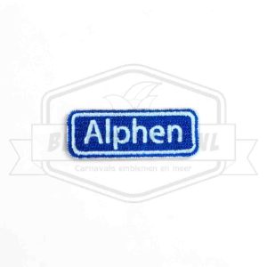 Embleem Straatbord Alphen Struivenlaand Carnavals Patch