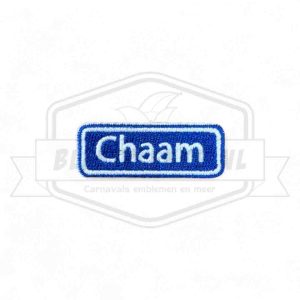 Embleem Straatbord Chaam Bonenpikkerslaand Carnavals Patch