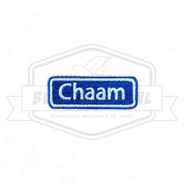 Embleem Straatbord Chaam Bonenpikkerslaand Carnavals Patch