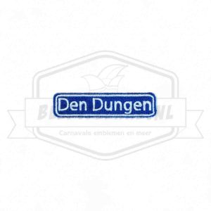 Embleem Straatbord Den Dungen Krabberdonk Carnavals Patch