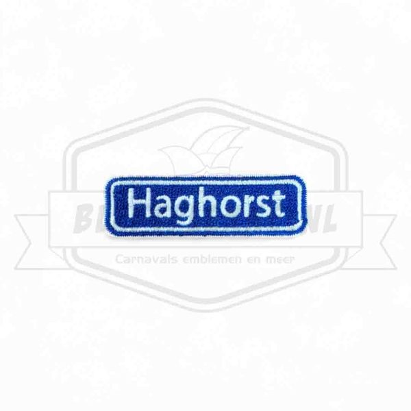 Embleem Straatbord Haghorst Durdauwersgat Carnavals Patch