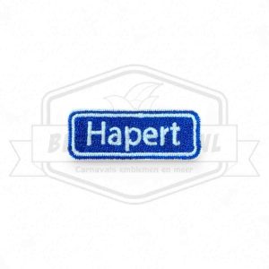 Embleem Straatbord Hapert Pintewippersrijk Carnavals Patch
