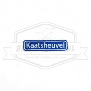 Embleem Straatbord Kaatsheuvel Turfstekerslaand Carnavals Patch