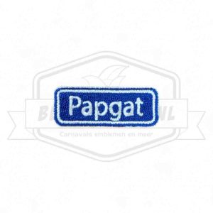 Embleem Straatbord Papgat Sint-Oedenrode Carnavals Patch