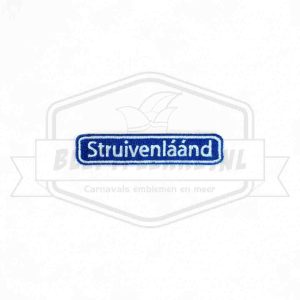 Embleem Straatbord Struivenlaand Alphen Carnavals Patch