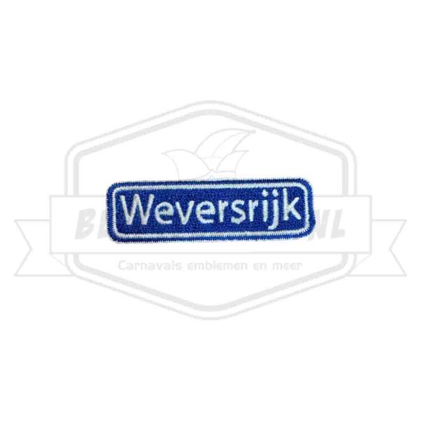 Embleem Weverswijk Nistelrode Carnavals Patch