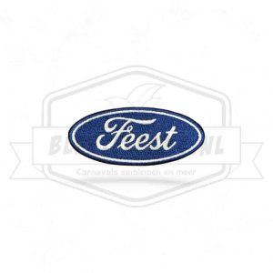 Embleem FEEST Carnavals Patch Ford Logo