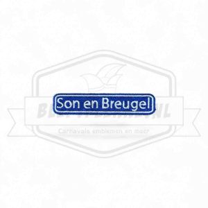 Embleem Straatbord Son en Breugel Krutjesgat Carnavals Patch