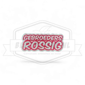 Embleem Berk Music - Gebroeders Rossig Carnavals Patch
