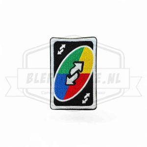 Embleem UNO Reverse Kaart Carnavals Patch