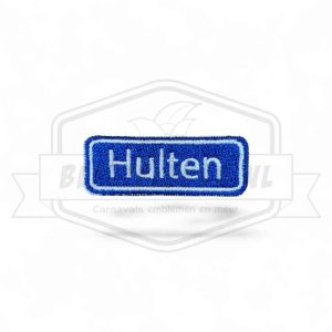 Embleem straatbord Hulten Krimpersgat Carnavals Patch