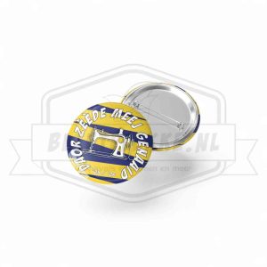 Button Daor Zedde Meej Genaaid Blauw / Geel