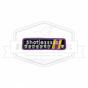 Embleem Shotjesss Paars / Geel