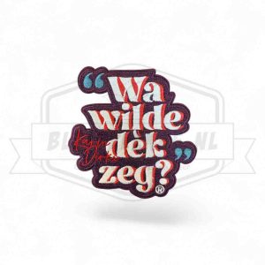 Embleem Wa Wilde Dek Zeg - Karin Dirkx