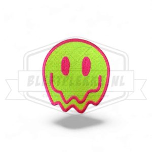Embleem Druipende Smiley NEON