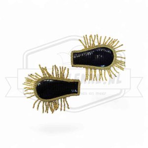 Epauletten Zwart Glamour