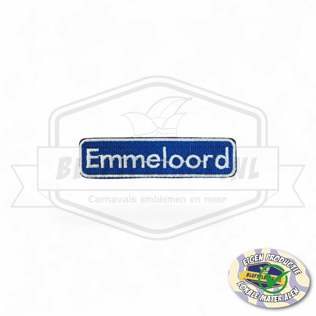 Embleem Straatbord Emmeloord Pierenoord Carnavals Patch