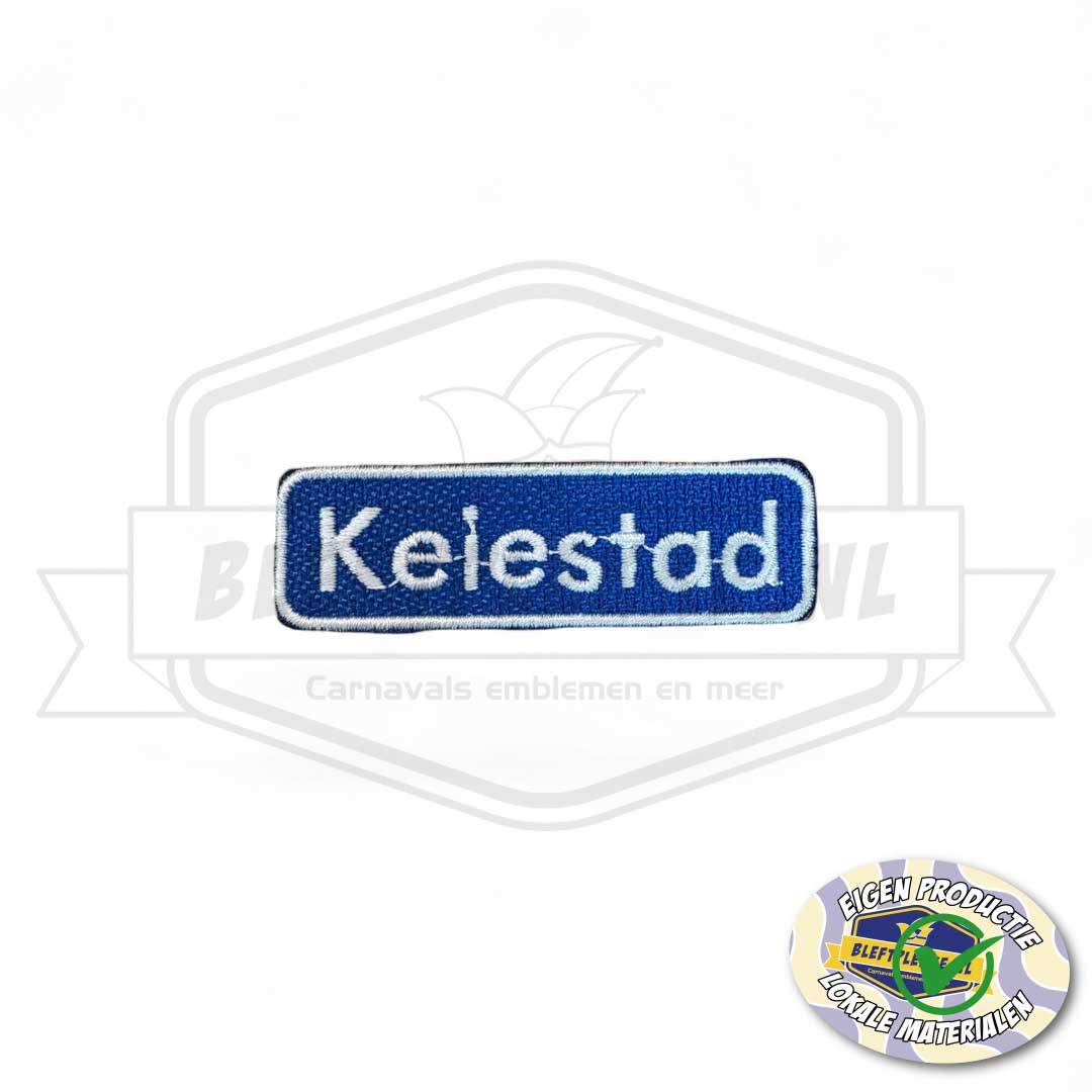Embleem Straatbord Keienstad Helmond Carnavals Patch