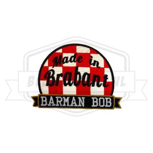 Cutsom Embleem Made in Brabant met naam - Barman Bob